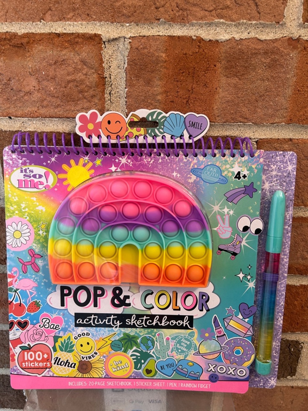 Pop & Color activity sketchbook